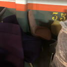 Sillones de visita color berenjena